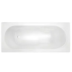 Dublin Inset Bath Acrylic 1510 Gloss White by Oliveri, a Bathtubs for sale on Style Sourcebook