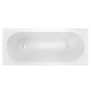 Naples Inset Bath Acrylic 1520 Gloss White by Oliveri, a Bathtubs for sale on Style Sourcebook