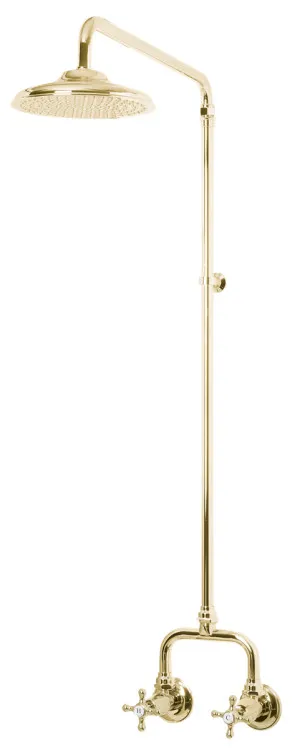 Federation Exposed Shower Set Brass Gold by Bastow, a Laundry Taps for sale on Style Sourcebook