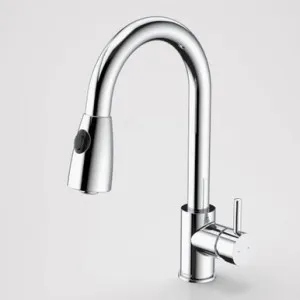 Husk Retractable Dual Spray Pull-Out Sink Mixer 5Star | Made From Brass In Chrome Finish By Caroma by Caroma, a Kitchen Taps & Mixers for sale on Style Sourcebook