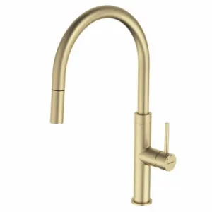 Liano II Pull-Out Sink Mixer Brushed 6Star Lead Free | Made From Brass/Brushed Brass By Caroma by Caroma, a Kitchen Taps & Mixers for sale on Style Sourcebook