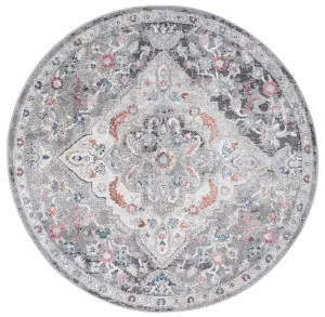 June Alexander Transitional Grey Round Rug by Wild Yarn, a Contemporary Rugs for sale on Style Sourcebook