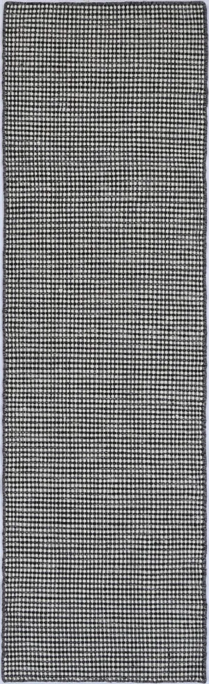 Nordic Charcoal Grey Reversible Wool Hall Runner by Wild Yarn, a Contemporary Rugs for sale on Style Sourcebook