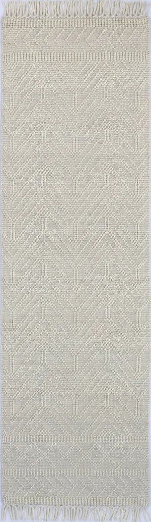 Perla Zoe Grey Hall Runner by Wild Yarn, a Contemporary Rugs for sale on Style Sourcebook