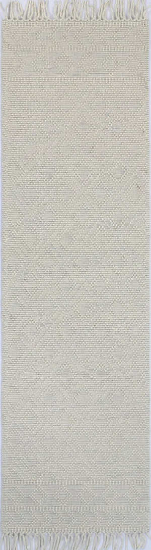 Perla Ada Grey Hall Runner by Wild Yarn, a Contemporary Rugs for sale on Style Sourcebook