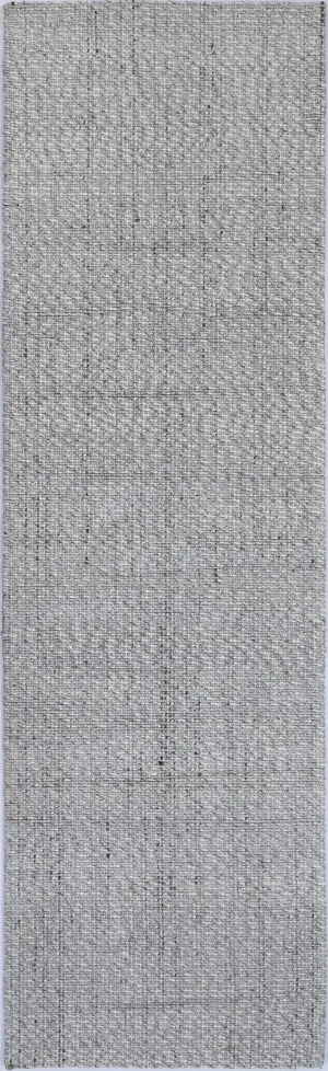 Clara Grey Wool Hall Runner by Wild Yarn, a Contemporary Rugs for sale on Style Sourcebook