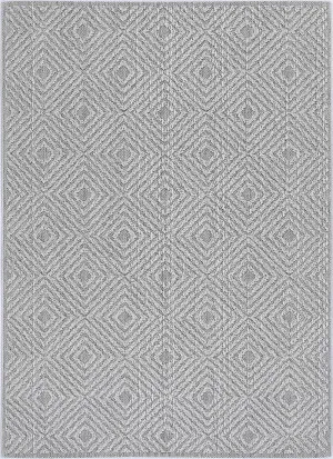 Yumi Fugui Grey Geometric Flatweave Rug by Brand Ventures, a Contemporary Rugs for sale on Style Sourcebook