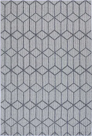 Yumi Greenslade Charcoal Geometric Flatweave Rug by Brand Ventures, a Contemporary Rugs for sale on Style Sourcebook