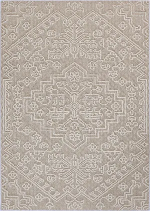 Yumi Waita Beige Tribal Flatweave Rug by Brand Ventures, a Contemporary Rugs for sale on Style Sourcebook