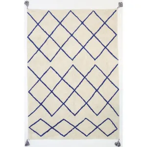 Fuji Diamond Blue Rug by Love That Homewares, a Contemporary Rugs for sale on Style Sourcebook