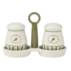 Dolce Vita 3pc Ceramic S&P 17.5x8x12cm by Coast to Coast, a Salt & Pepper Mills for sale on Style Sourcebook